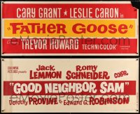 5x192 LOT OF 3 24X60 PAPER BANNERS 1960s Father Goose, Good Neighbor Sam, Trouble With Angels!