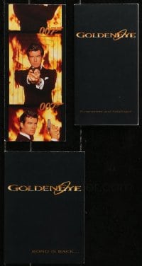 5x360 LOT OF 22 GOLDENEYE PROMO ITEMS 1995 Pierce Brosnan as James Bond, tickets, programs & more!