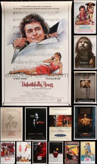 5x552 LOT OF 18 UNFOLDED SINGLE-SIDED 27X41 ONE-SHEETS 1980s-1990s a variety of movie images!