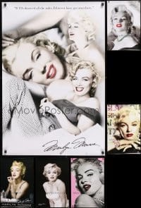 5x480 LOT OF 7 UNFOLDED MARILYN MONROE 24X36 COMMERCIAL POSTERS 2000s great sexy portraits!