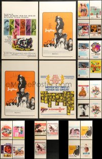 5x207 LOT OF 31 WINDOW CARDS 1960s-1970s great images from a variety of different movies!