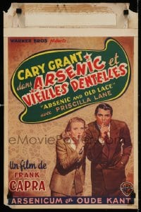 5y256 ARSENIC & OLD LACE Belgian 1948 Cary Grant, Priscilla Lane, Frank Capra, different!