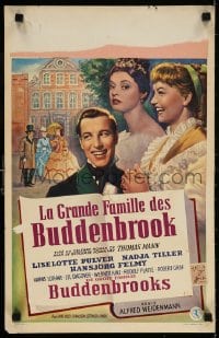 5y271 BUDDENBROOKS Belgian 1959 great images of pretty Liselotte Pulver & family!