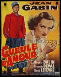 5y349 LADY KILLER Belgian R1950s Jean Gabin, sexy smoking Mireille Balin, Ladykiller!