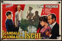 5y391 SCANDAL IN BAD ISCHL Belgian 1957 Rolf Thiele's Skandal in Ischl, O.W. Fischer!