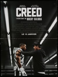5y840 CREED advance French 16x21 2016 image of Sylvester Stallone as Rocky Balboa with Michael Jordan!