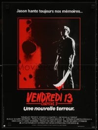 5y867 FRIDAY THE 13th PART V French 15x20 1985 A New Beginning, cool completely different image!