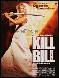 5y903 KILL BILL: VOL. 2 French 16x21 2004 sexy Uma Thurman with katana, Quentin Tarantino!