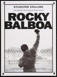 5y944 ROCKY BALBOA French 16x21 2007 boxing, director & star Sylvester Stallone w/fist in air!