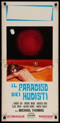 5y628 DIE NEFFEN DES HERRN GENERAL Italian locandina 1970 different art of sexy naked woman!