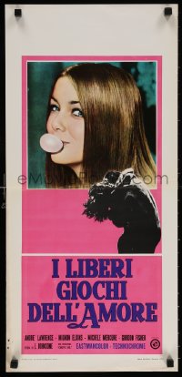 5y646 GETTING OFF Italian locandina 1972 sexy Mignon Elkins is Loving and Laughing!