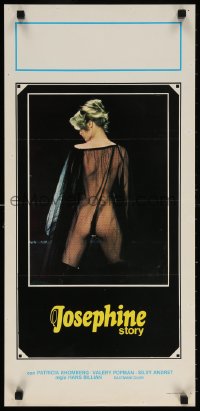 5y667 JOSEPHINE STORY Italian locandina 1980 sexy Patricia Rhomberg with back turned!