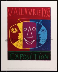 5z266 PABLO PICASSO 20x25 commercial poster 1999 bull and people by the artist, Vallauris!