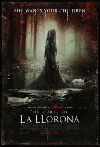 5z590 CURSE OF LA LLORONA int'l advance DS 1sh 2019 Ramirez in the title role, she wants your children!