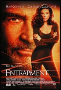 5z617 ENTRAPMENT 1sh 1999 close up Sean Connery & full-length sexy Catherine Zeta-Jones!