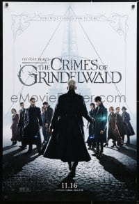 5z623 FANTASTIC BEASTS: THE CRIMES OF GRINDELWALD teaser DS 1sh 2018 who will change the future?
