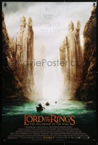 5z739 LORD OF THE RINGS: THE FELLOWSHIP OF THE RING advance DS 1sh 2001 J.R.R. Tolkien, Argonath!