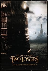 5z749 LORD OF THE RINGS: THE TWO TOWERS teaser DS 1sh 2002 Peter Jackson & J.R.R. Tolkien epic!