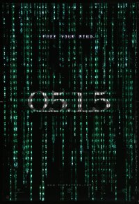 5z764 MATRIX RELOADED holofoil teaser 1sh 2003 Keanu Reeves, free your mind on 05.15!