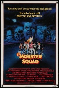5z774 MONSTER SQUAD 1sh 1987 art of young heroes and classic villains by Craig!