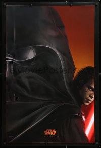 5z838 REVENGE OF THE SITH teaser DS 1sh 2005 Star Wars Episode III, Christensen as Vader!