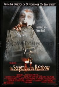 5z853 SERPENT & THE RAINBOW 1sh 1988 directed by Wes Craven, don't bury me, I'm not dead!