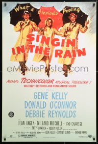 5z865 SINGIN' IN THE RAIN DS 1sh R2000 Gene Kelly, Donald O'Connor, Debbie Reynolds, classic!