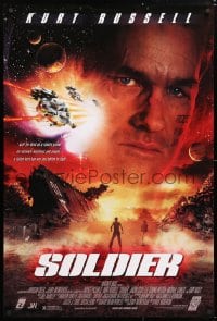 5z872 SOLDIER 1sh 1998 Kurt Russell, Jason Scott Lee, great sci-fi image!