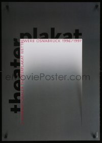 5z349 3 INTERNATIONALER THEATERPLAKAT WETTBEWERB 23x33 German special poster 1996 Holger Matthies!