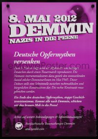 5z350 8. MAI 2012 DEMMIN 19x27 German special poster 2012 Antifa, Demmin mass suicides of WWII!