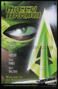 5z403 GREEN ARROW 22x34 special poster 2000 super close-up eye with razor sharp arrowhead!