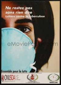 5z435 NE RESTEZ PAS SANS RIEN DIRE 12x17 Djiboutian special poster 2000s dangers of tuberculosis!