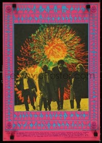 5z167 SIEGEL-SCHWALL BAND/STEVE MILLER BLUES BAND 14x20 music poster 1967 Victor Moscoso & Weber!