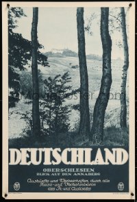 5z067 DEUTSCHLAND Oberschlesien style 20x21 German travel poster 1930s great images from Germany!