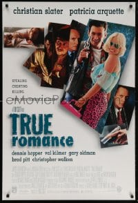 5z945 TRUE ROMANCE DS 1sh 1993 Christian Slater, Patricia Arquette, by Quentin Tarantino!