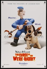 5z966 WALLACE & GROMIT: THE CURSE OF THE WERE-RABBIT advance DS 1sh 2005 Steve Box & Nick Park claymation