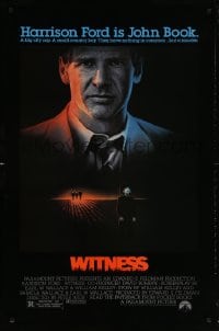 5z977 WITNESS 1sh 1985 big city cop Harrison Ford in Amish country, directed by Peter Weir!