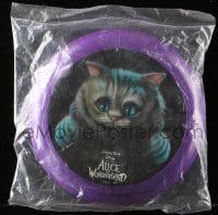 6a019 ALICE IN WONDERLAND frisbee 2010 Tim Burton, Johnny Depp, great image of the Cheshire Cat!