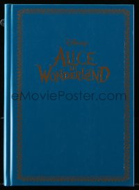6a128 ALICE IN WONDERLAND notebook 2010 Tim Burton, cool cover, you can take notes in style!