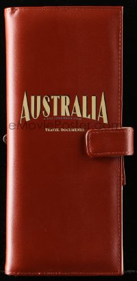 6a028 AUSTRALIA travel wallet & passport cover 2008 Baz Luhrmann, keep your documents in style!