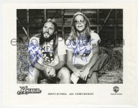 6b700 AMERICA signed 8.5x11 REPRO photo 1970s by BOTH Gerry Beckley AND Dewey Bunnell!