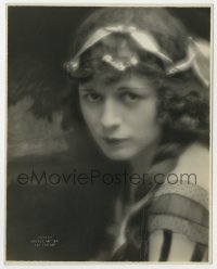 6b238 ANITA STEWART signed deluxe 7.75x9.75 still 1920s head & shoulders portrait by Hoover Art Co.!