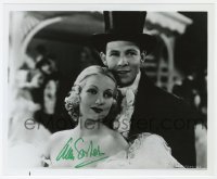 6b703 ANN SOTHERN signed 8x9.75 REPRO still 1980s close up with George Murphy in Kid Millions!