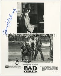 6b242 BAD GIRLS signed 8x10 still 1994 by BOTH James Russo AND Dermot Mulroney!