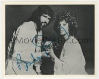 6b711 BARBRA STREISAND signed 8x10 REPRO still 1980s with Kris Kristofferson in A Star is Born!