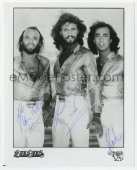 6b592 BEE GEES signed 8x10 music publicity still 1979 by Barry Gibb, Robin Gibb, AND Maurice Gibb!