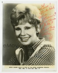 6b594 BETSY PALMER signed 8x10 publicity still 1985 when she was appearing in Gigi on stage!