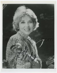 6b718 BEVERLY GARLAND signed 8x10 REPRO still 1980s great smiling portrait later in her career!
