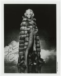 6b743 CONNIE STEVENS signed 8x10 REPRO still 1982 sexy full-length from Scorchy by Harry Langdon!