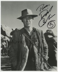 6b749 DAVID CARRADINE signed 8x10 REPRO still 1980s great close up as Caine from TV's Kung Fu!